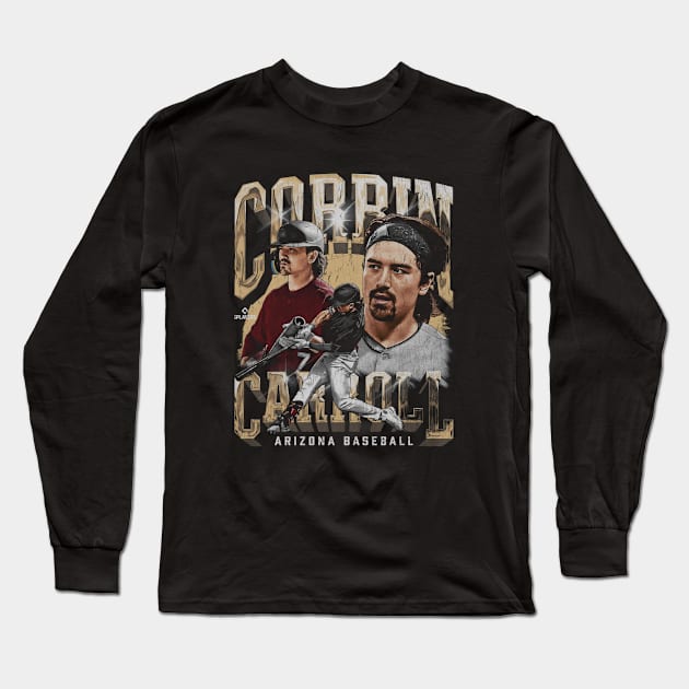 Corbin Carroll Arizona Vintage Long Sleeve T-Shirt by Jesse Gorrell